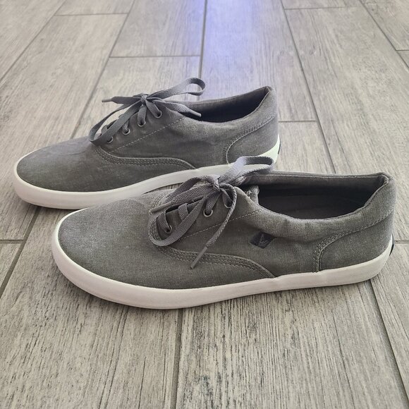 Sperry Top-Sider men's grey boat shoes fashion sneakers size 8 M - Picture 1 of 10